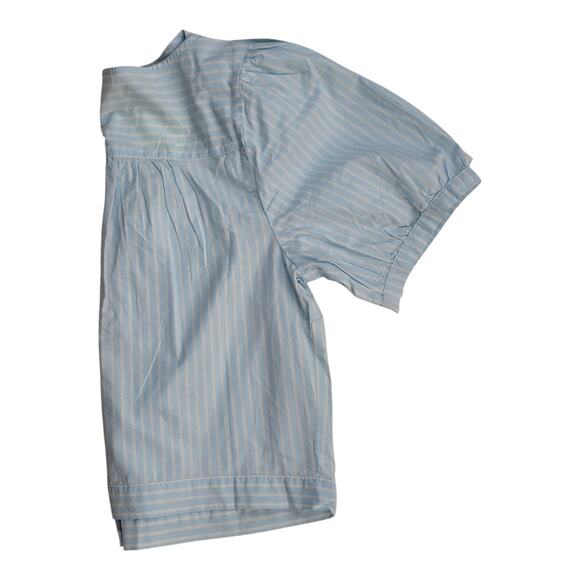 Levi's The Everyday Blouse Standard Fit Stripe Short Sleeve Women's Medium NWT - Picture 8 of 11